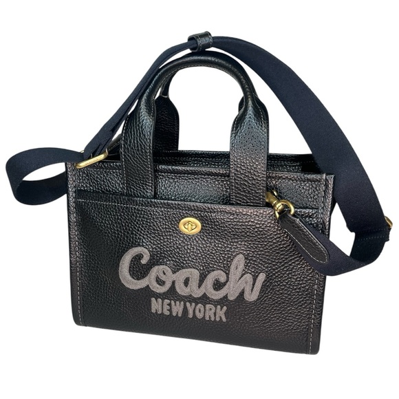 Coach Handbags - Coach Embroidered Leather 'Cargo' Tote Bag